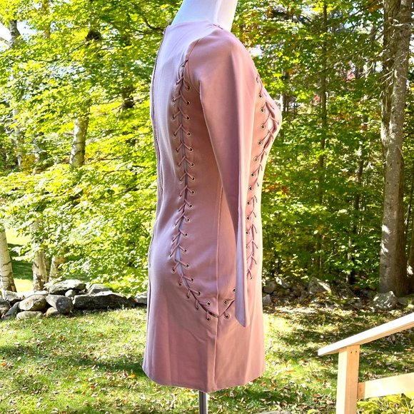 True Decadence Long Sleeve Lace Up Detail Dress New 4 ***SALE - Picture 5 of 7